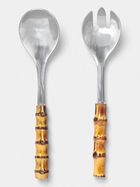 Threshold 2pc Bamboo Serving Utensil Set